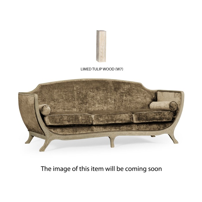 Empire Style Limed Tulip Wood Sofa