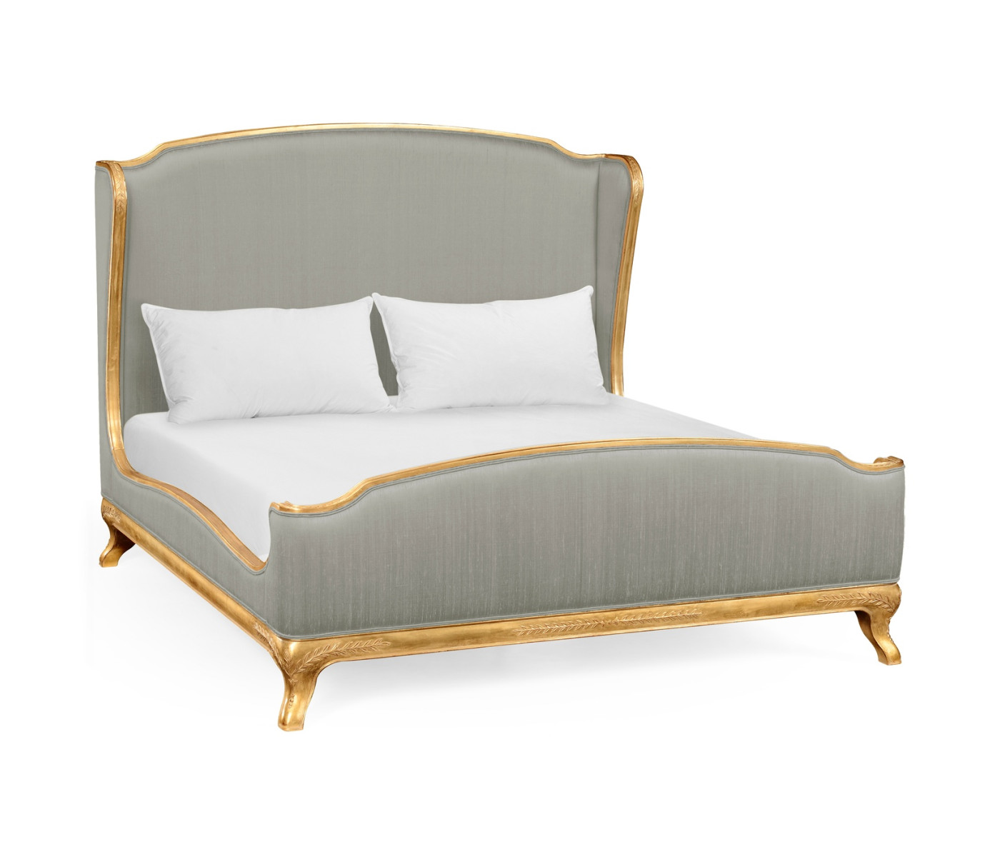 Louis XV Gilded Cali King Bed