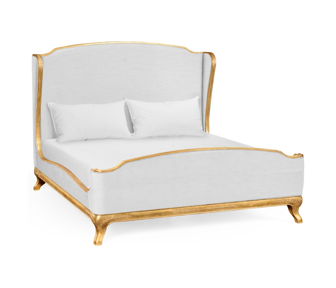 Louis XV Gilded Cali King Bed