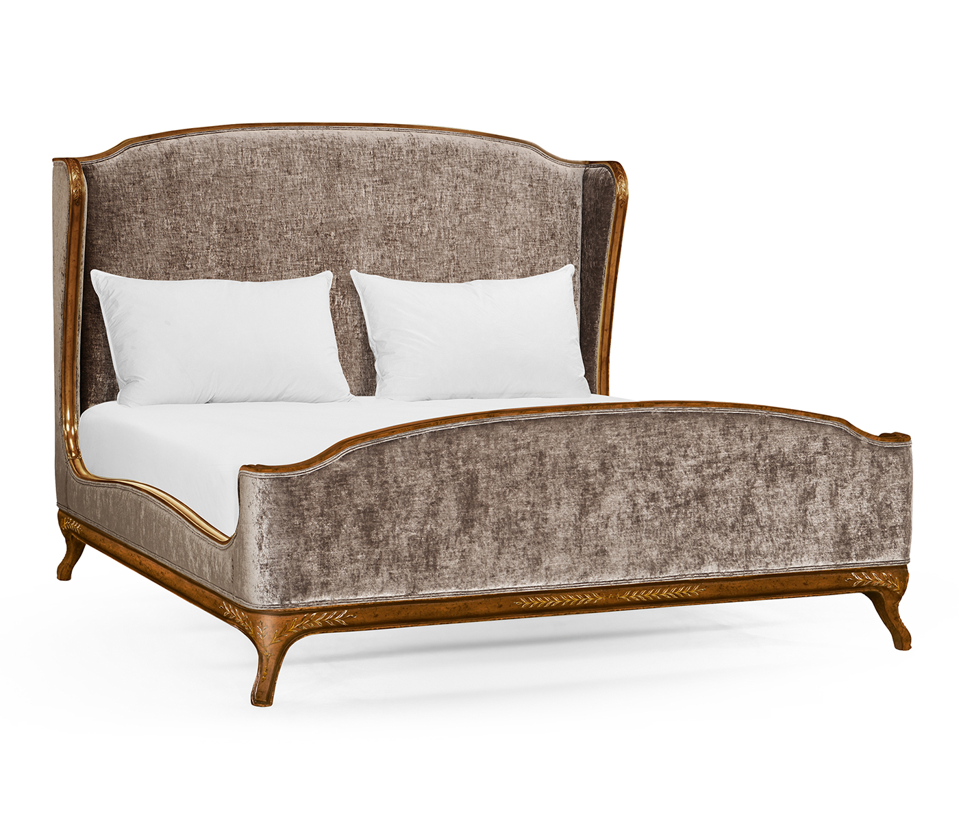 Louis XV Mahogany Cali King Bed