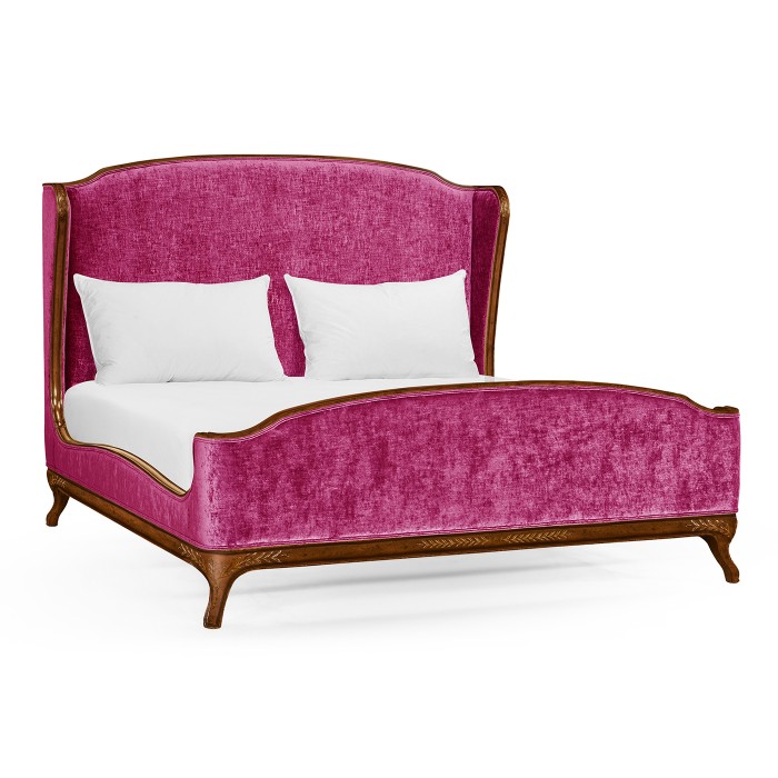 Louis XV Mahogany Cali King Bed