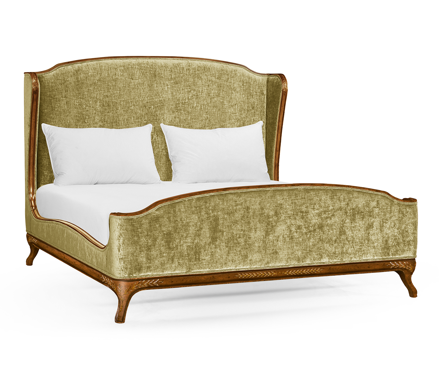 Louis XV Mahogany Cali King Bed