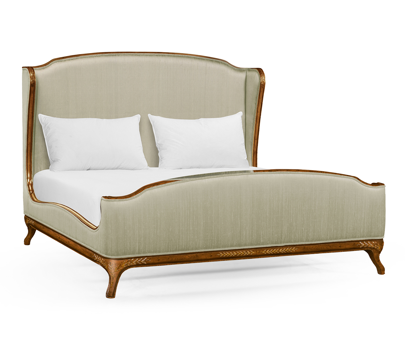 Louis XV Mahogany Cali King Bed