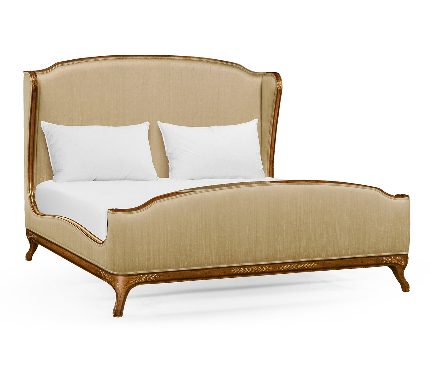 Louis XV Mahogany Cali King Bed