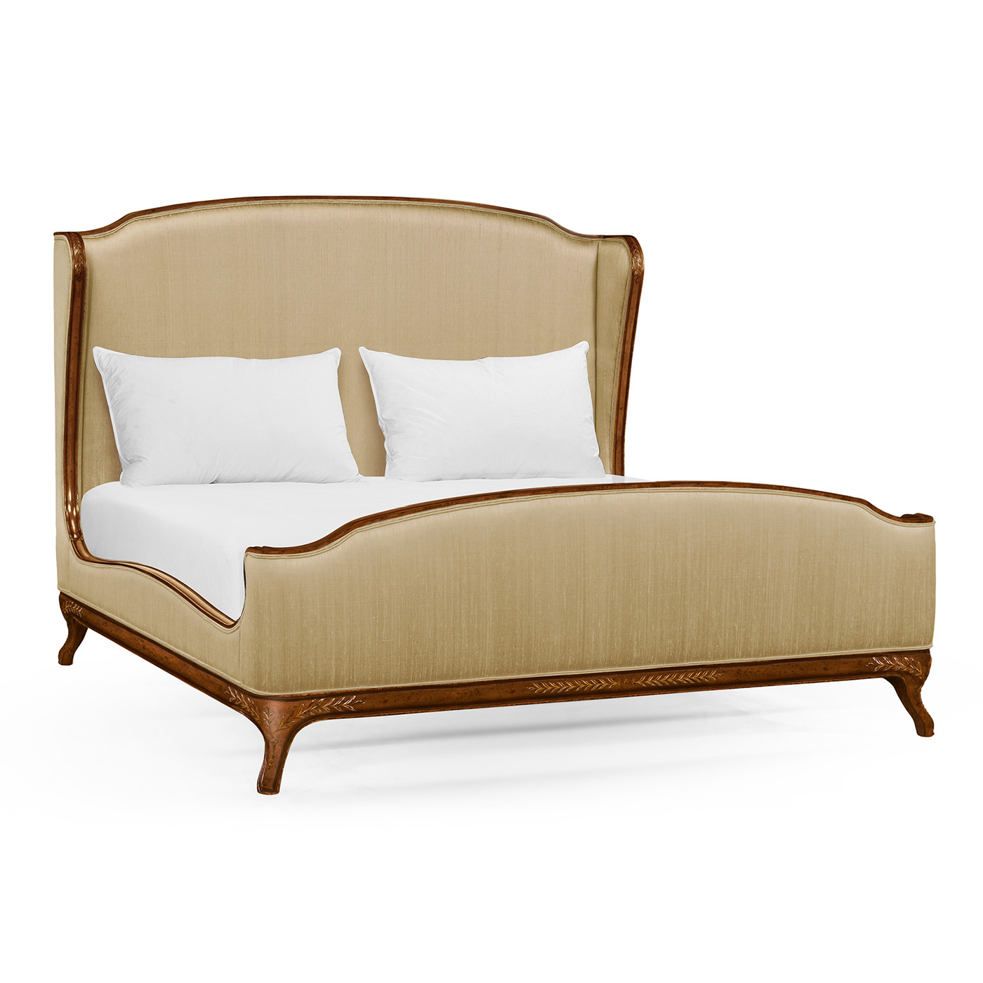 Louis XV Mahogany Cali King Bed