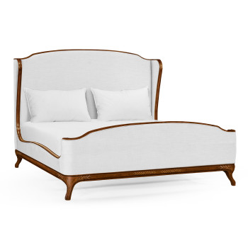 Louis XV Mahogany Cali King Bed