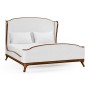 Louis XV Mahogany Cali King Bed