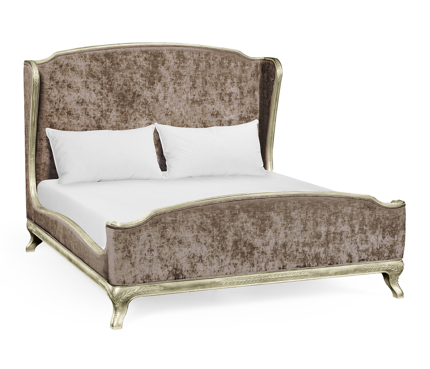 Louis XV Grey Weathered Cali King Bed