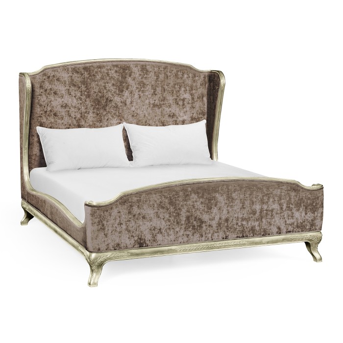 Louis XV Grey Weathered Cali King Bed