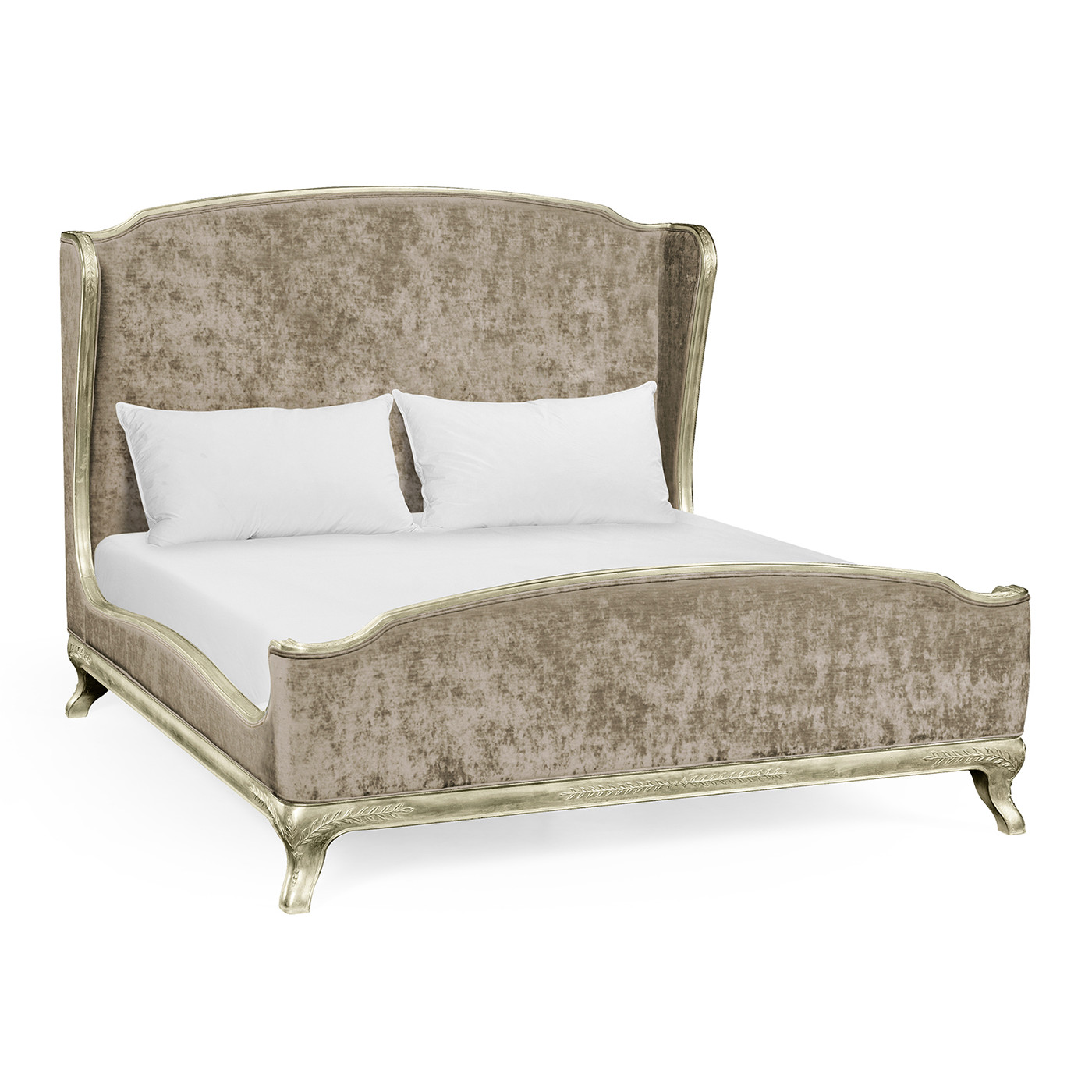 Louis XV Grey Weathered Cali King Bed
