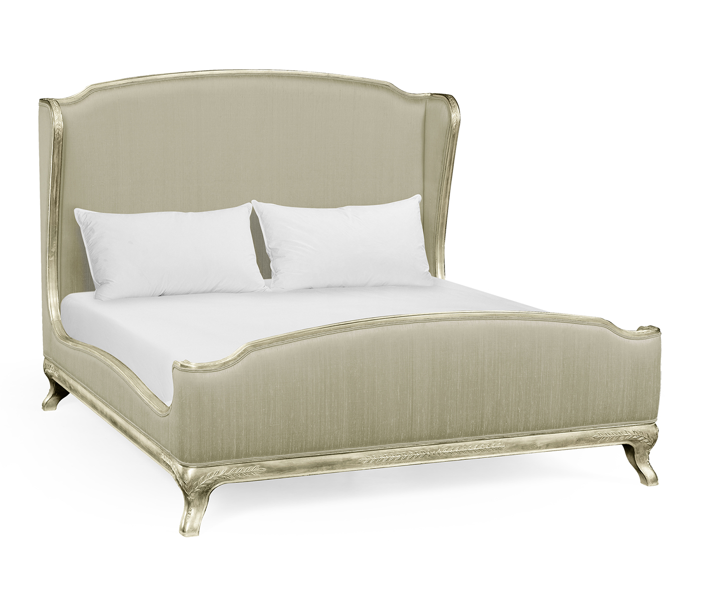 Louis XV Grey Weathered Cali King Bed