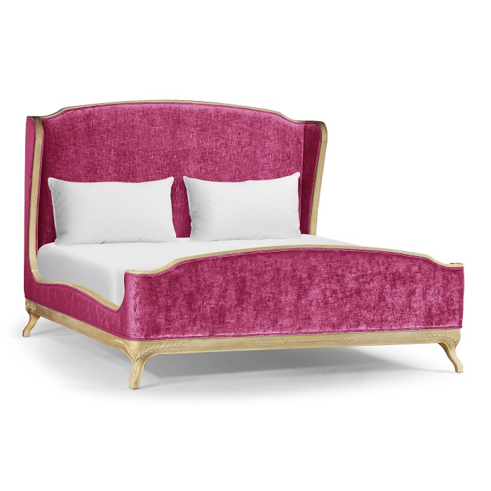 Louis XV Limed Tulip Cali King Bed