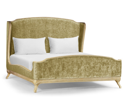 Louis XV Limed Tulip Cali King Bed