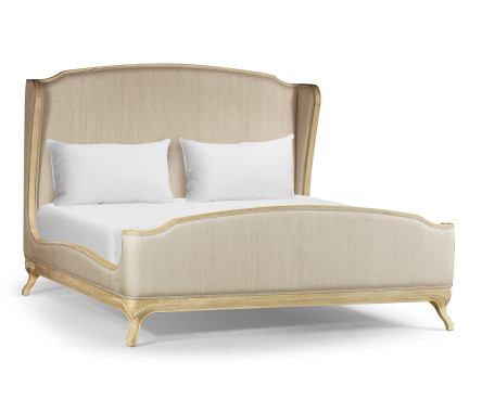 Louis XV Limed Tulip Cali King Bed