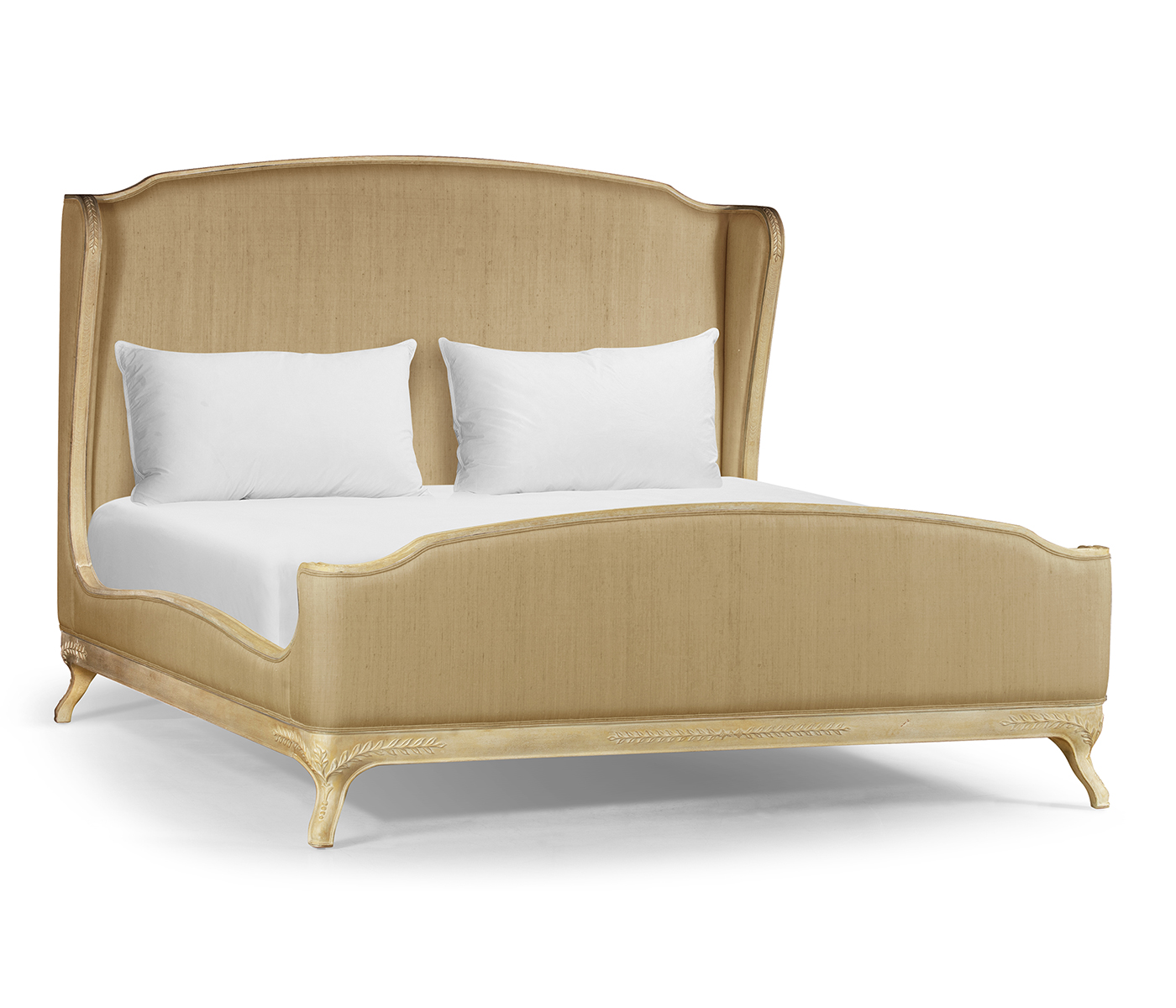 Louis XV Limed Tulip Cali King Bed
