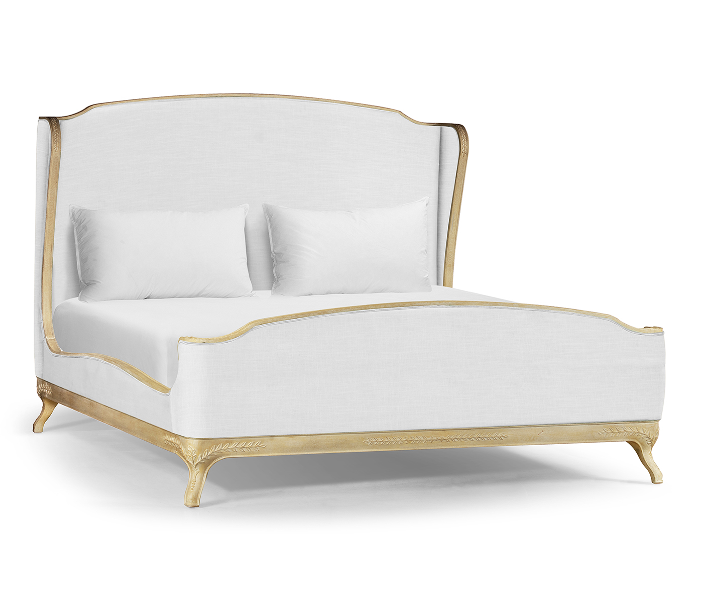 Louis XV Limed Tulip Cali King Bed