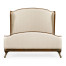 Louis XV Walnut Cali King Bed