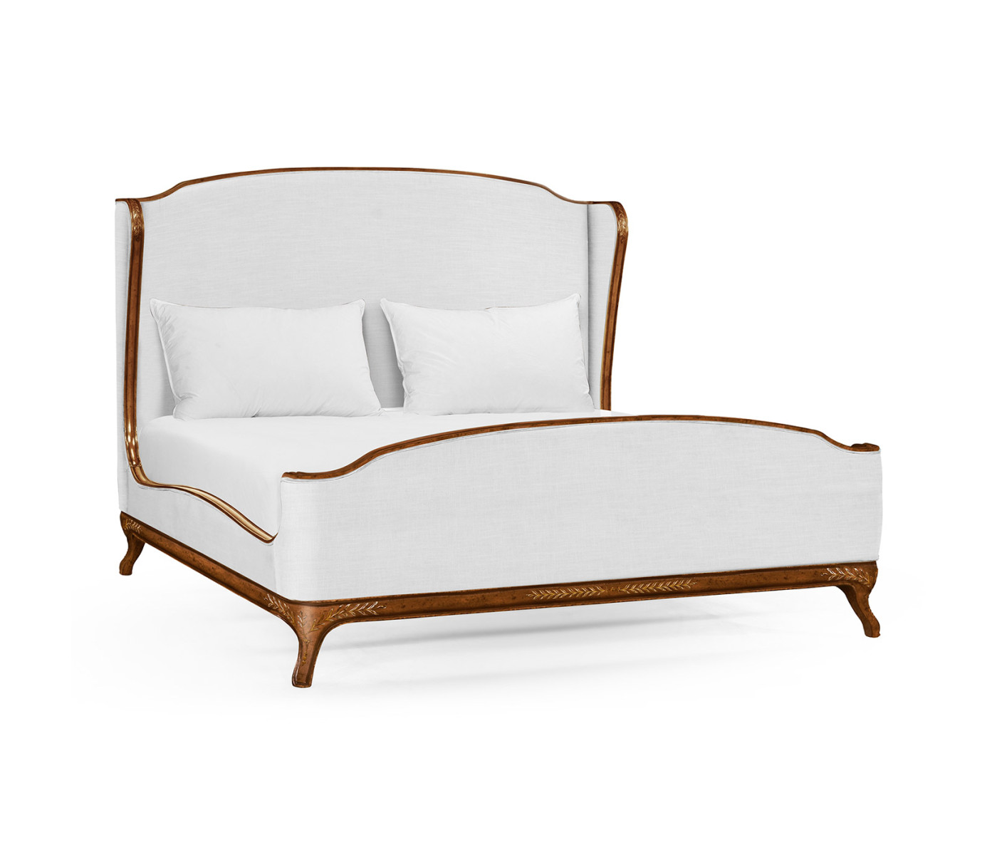 Louis XV Walnut Cali King Bed
