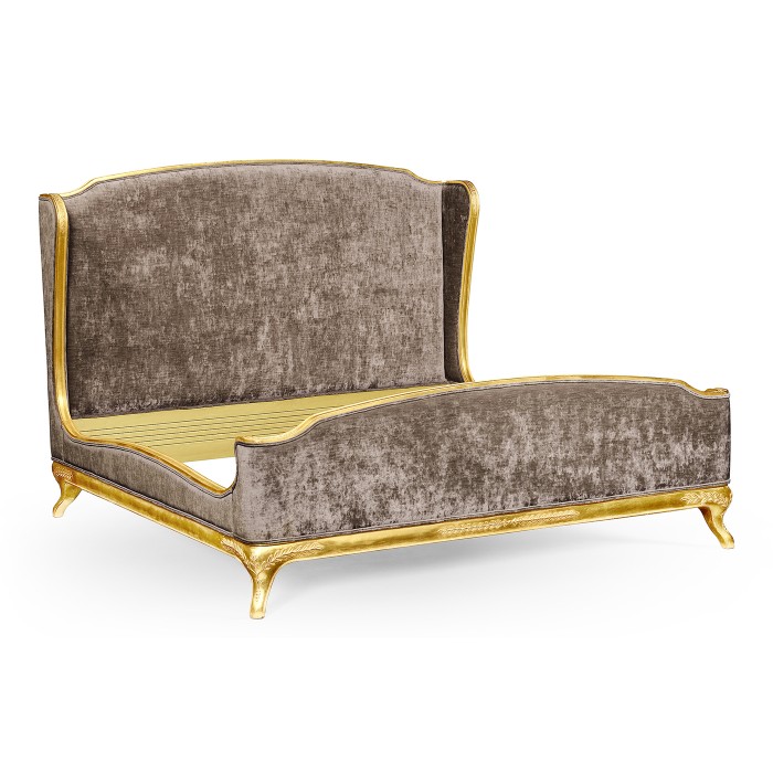 Louis XV Gilded US King Bed