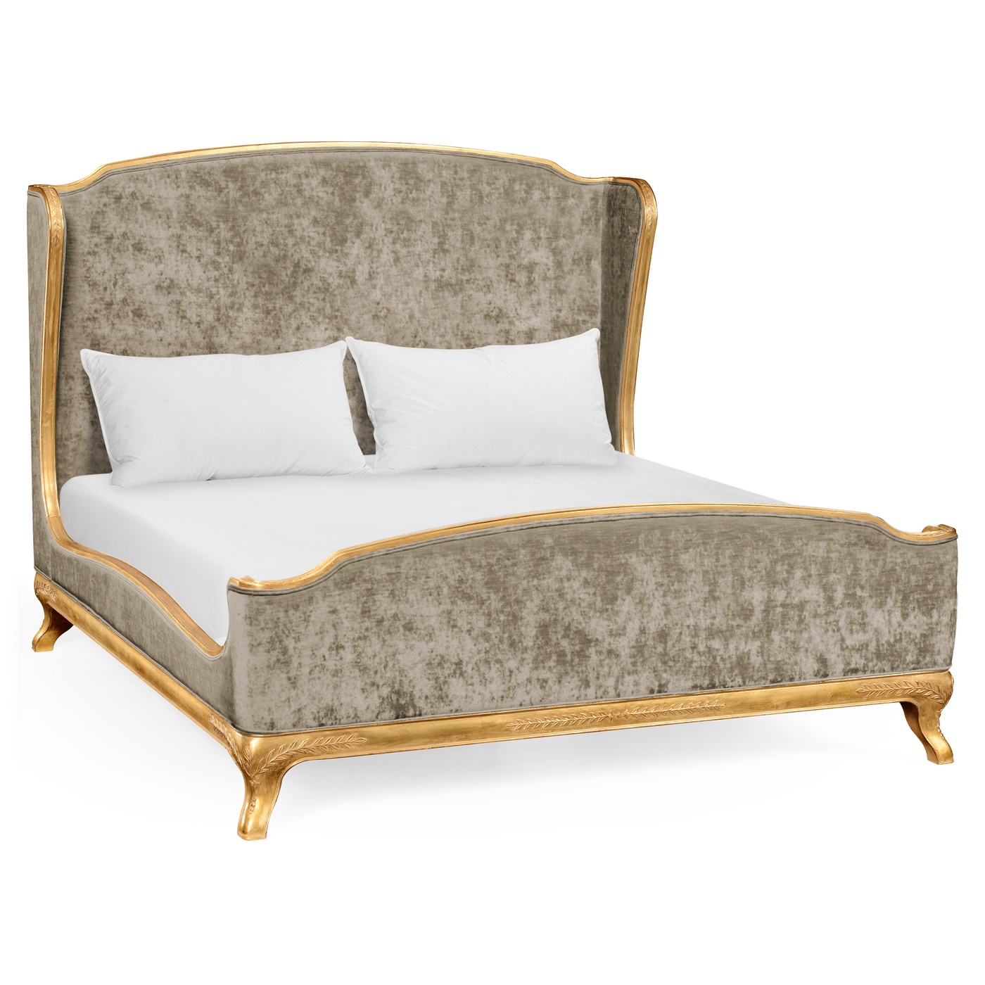 Louis XV Gilded US King Bed