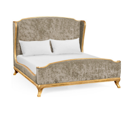 Louis XV Gilded US King Bed