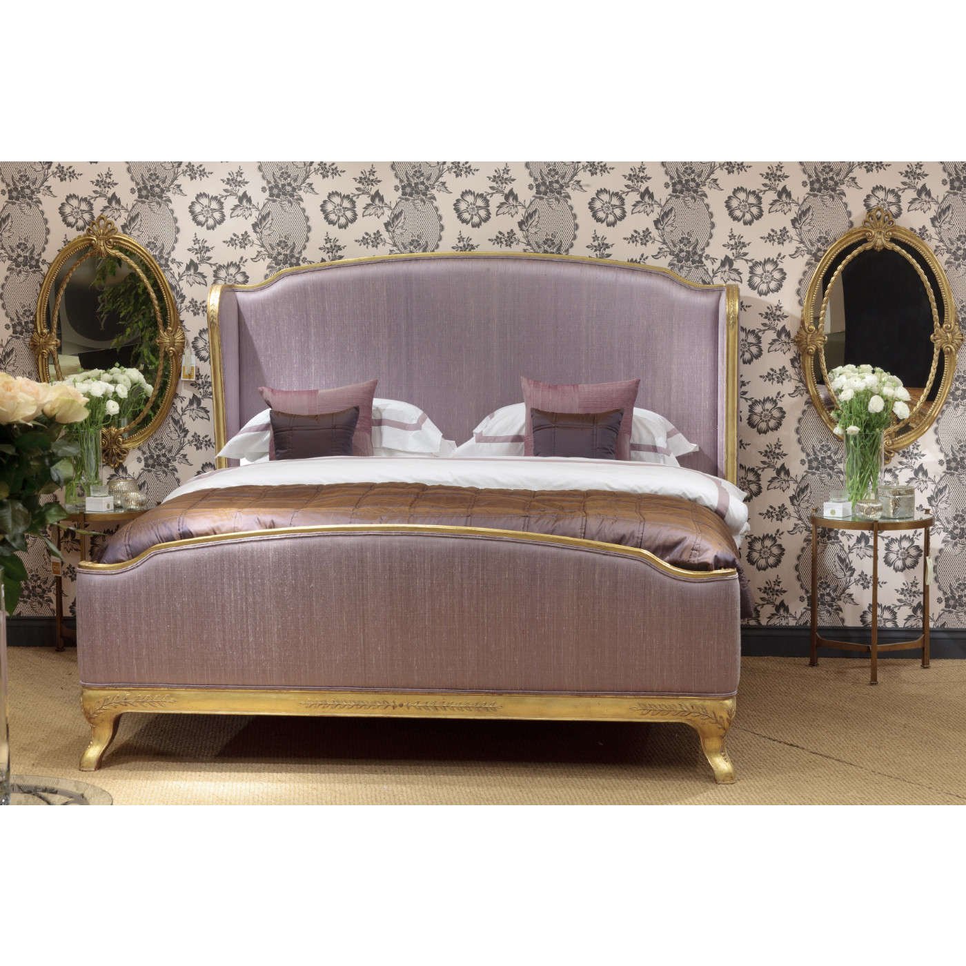 Louis XV Gilded US King Bed