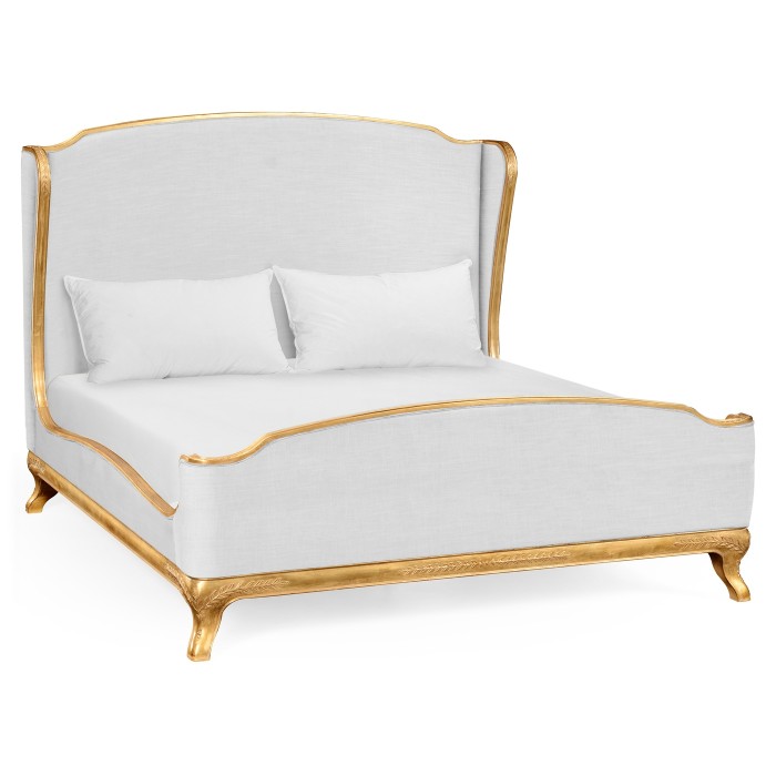 Louis XV Gilded US King Bed