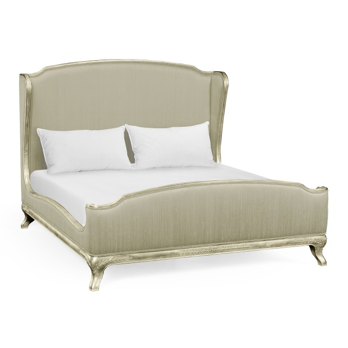 Louis XV Grey Weathered US King Bed