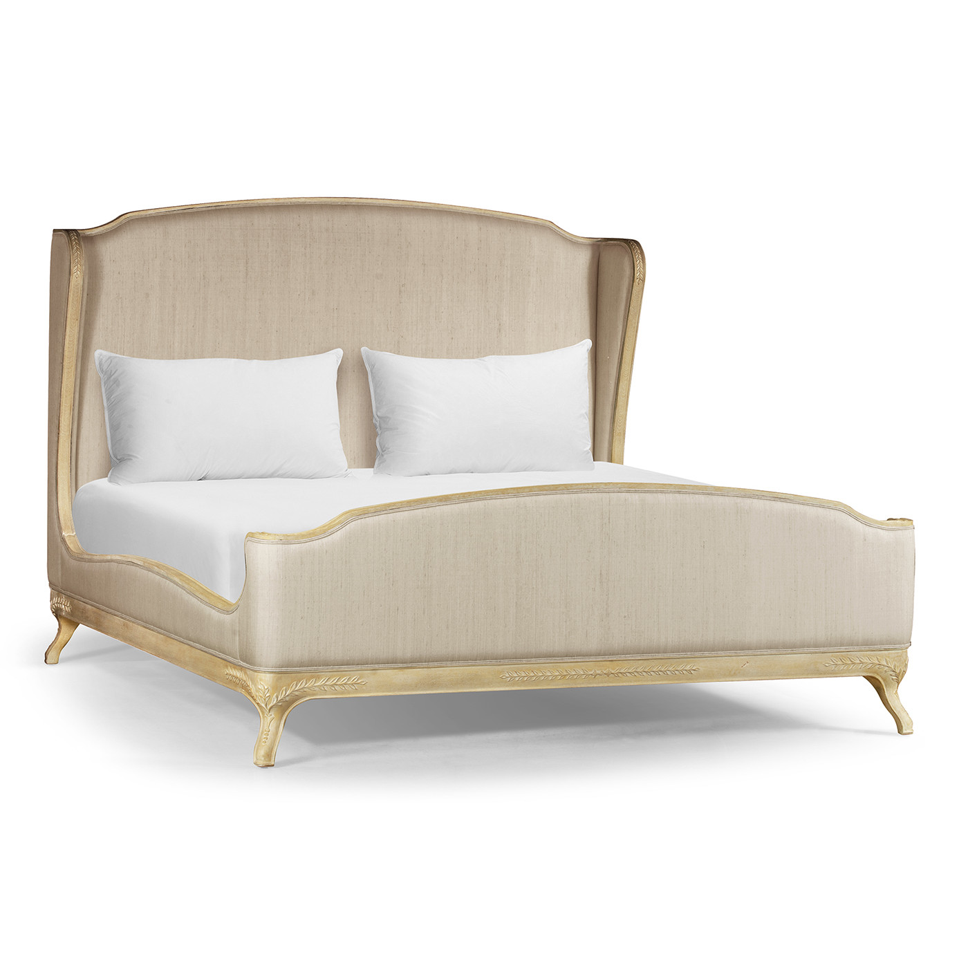 Louis XV Limed Tulip US King Bed