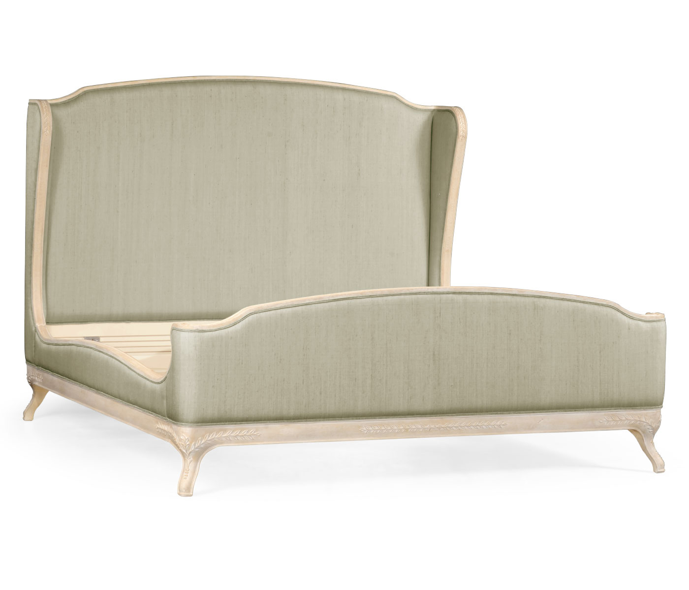 Louis XV Limed Tulip US King Bed