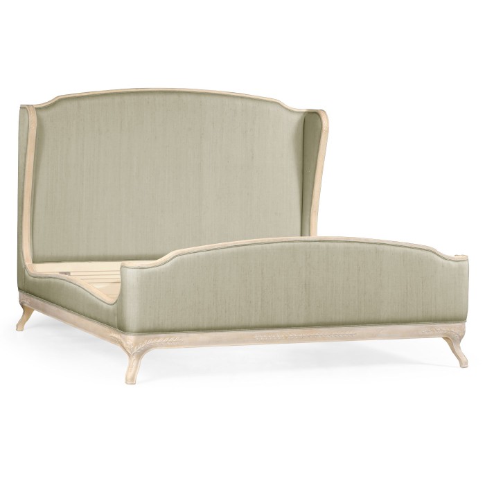 Louis XV Limed Tulip US King Bed