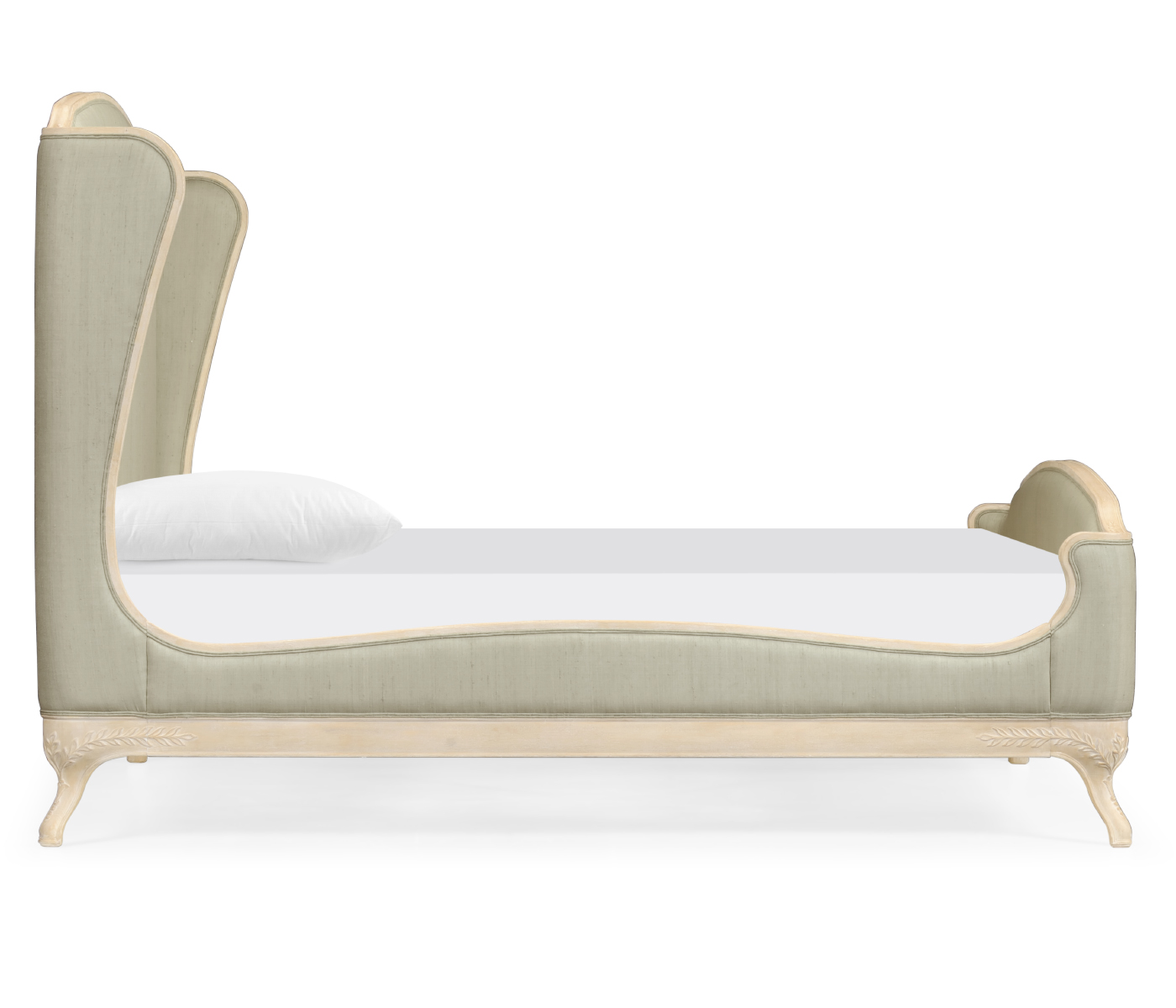 Louis XV Limed Tulip US King Bed