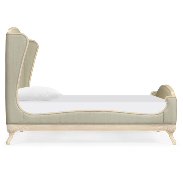Louis XV Limed Tulip US King Bed