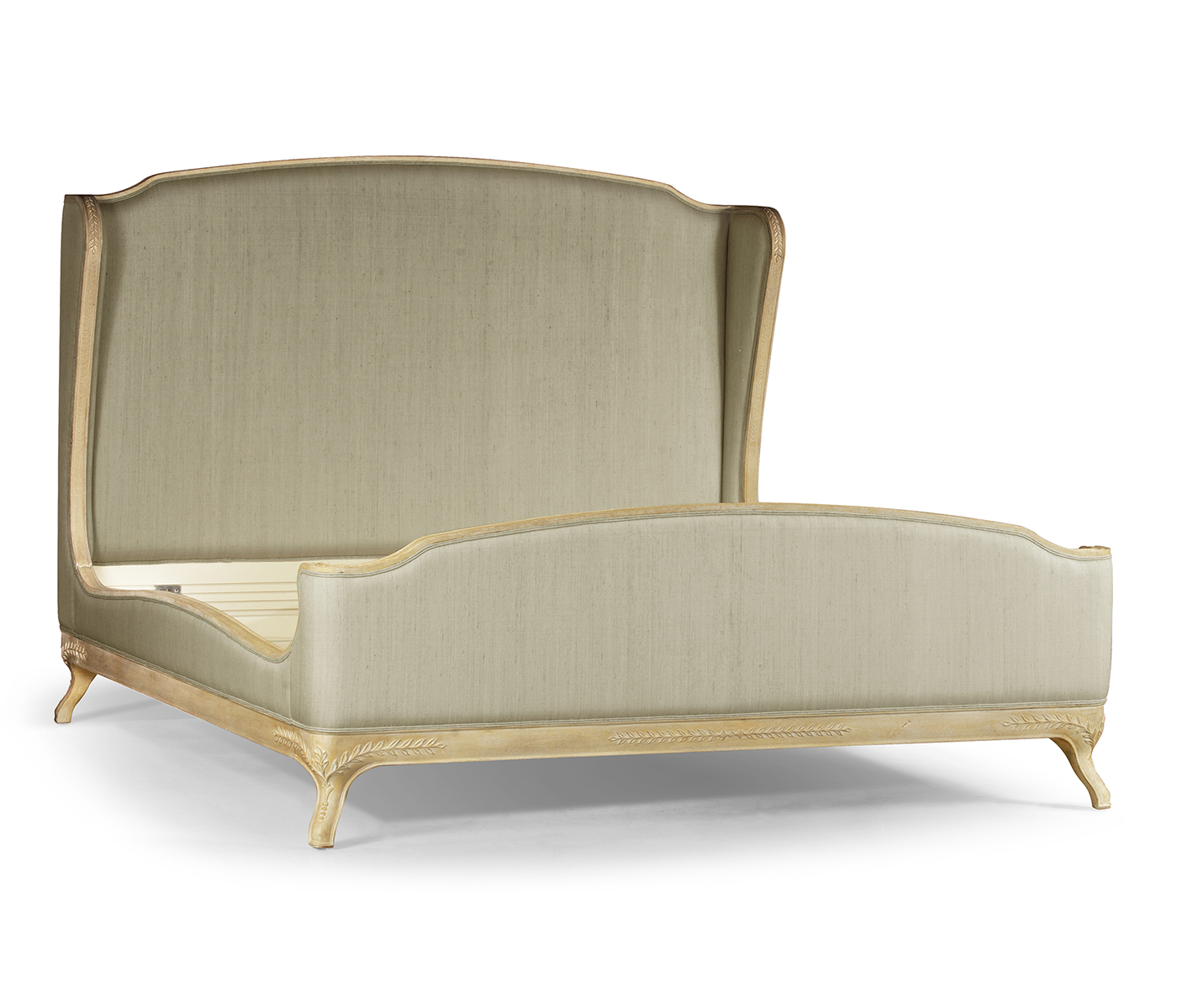 Louis XV Limed Tulip US King Bed