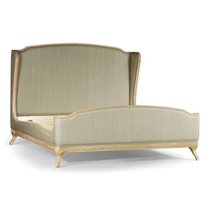 Louis XV Limed Tulip US King Bed