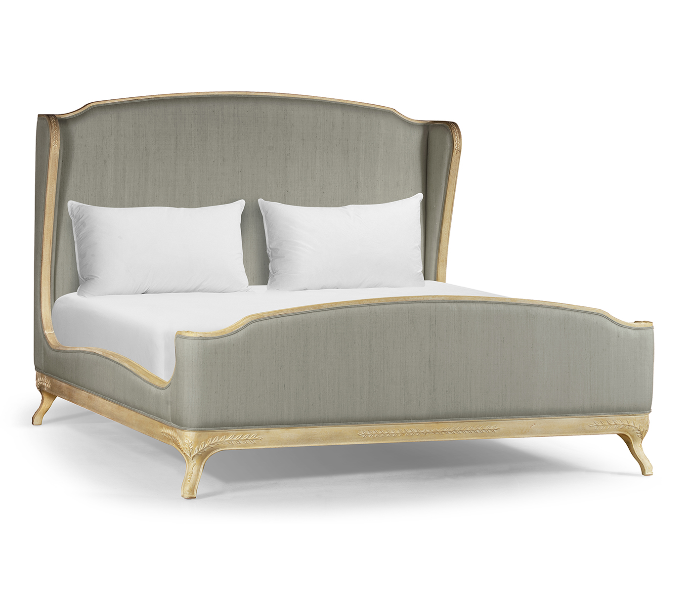 Louis XV Limed Tulip US King Bed