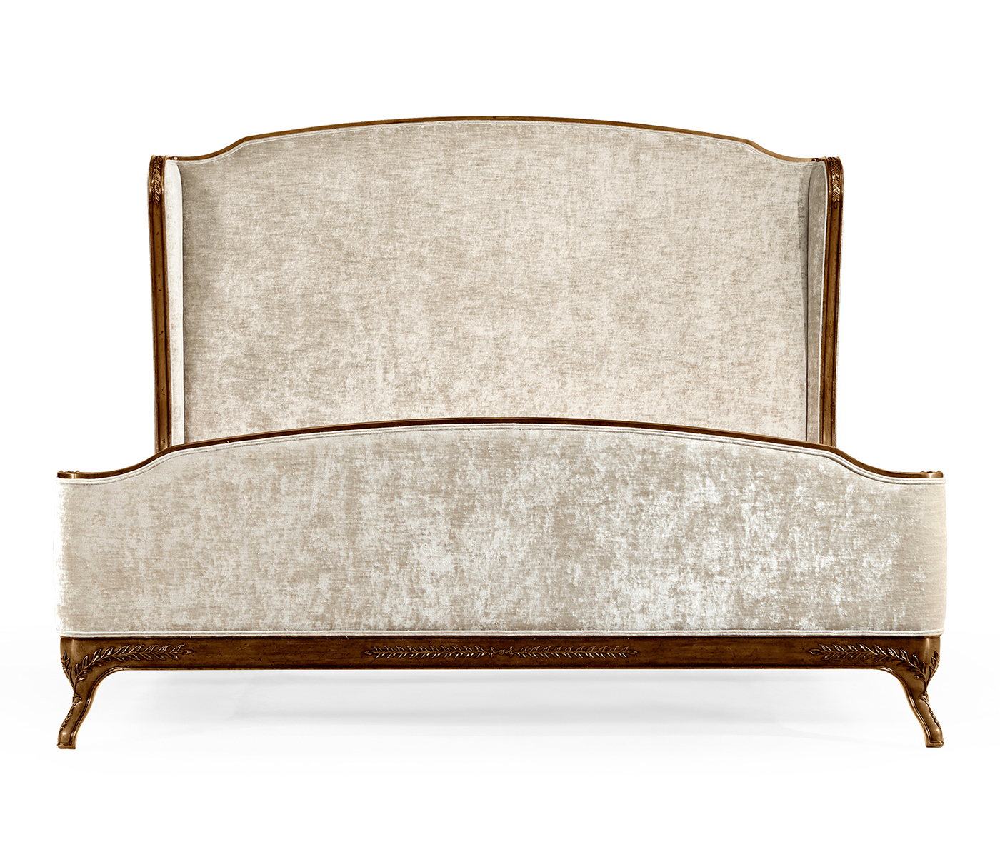 Louis XV Walnut US King Bed