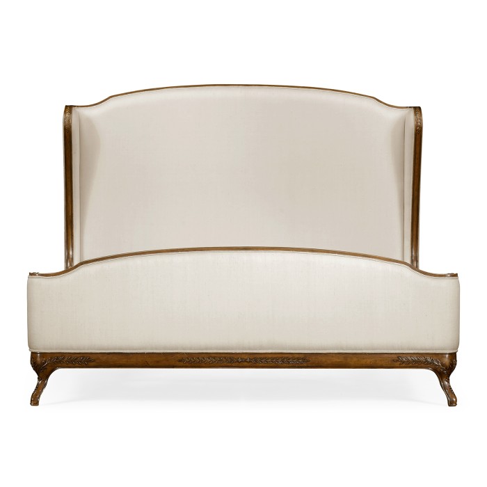 Louis XV Walnut US King Bed