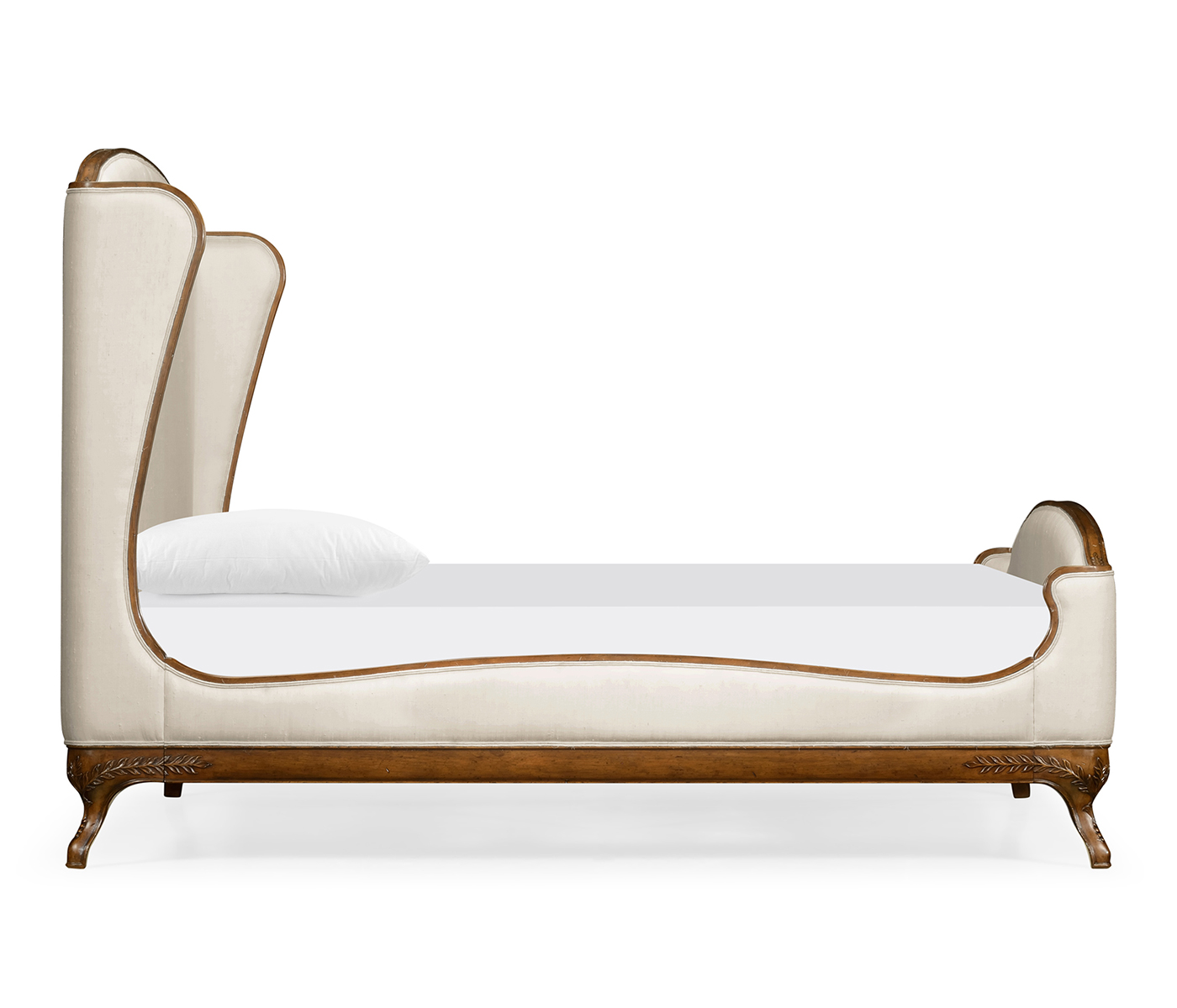 Louis XV Walnut US King Bed