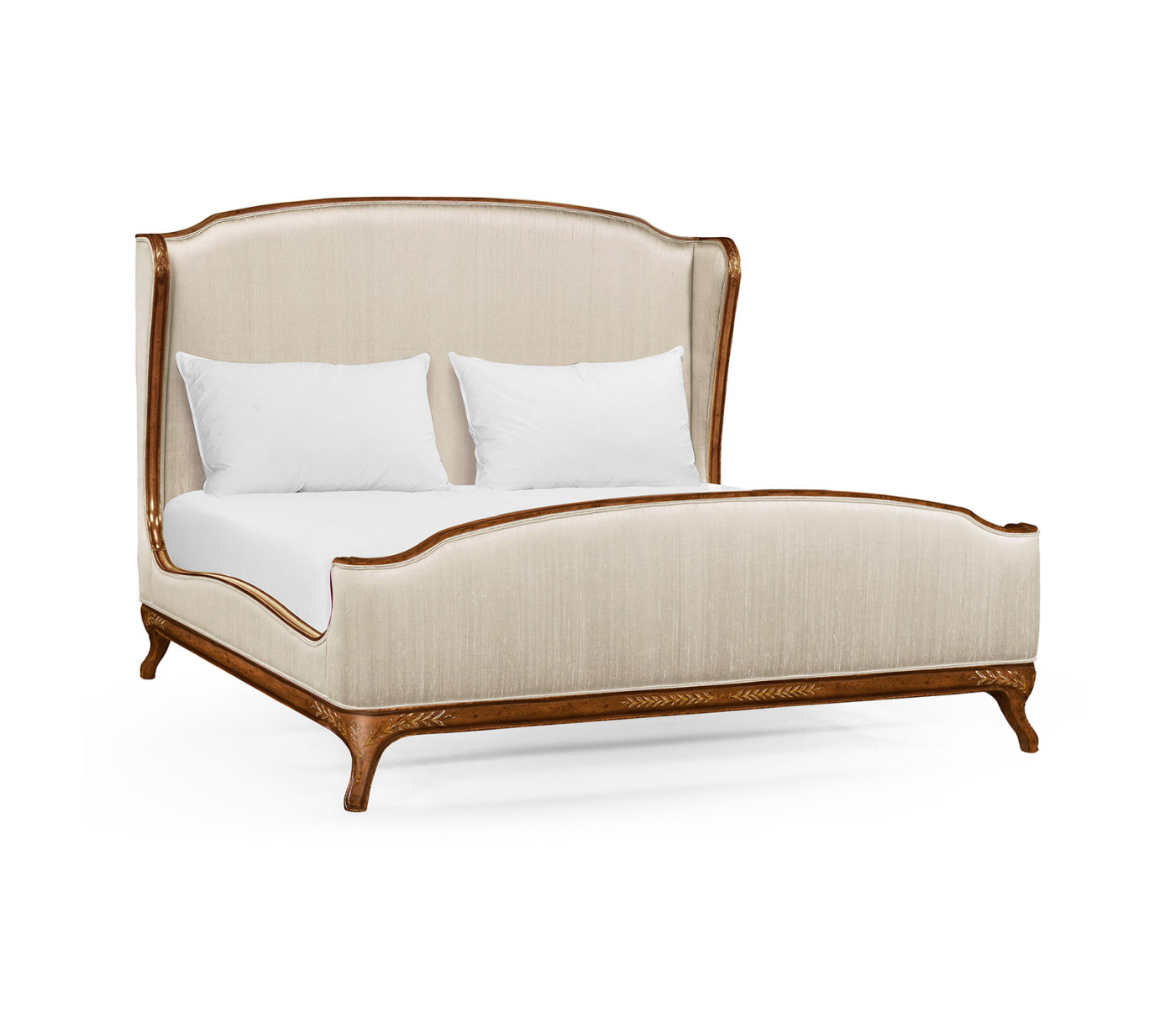 Louis XV Walnut US King Bed