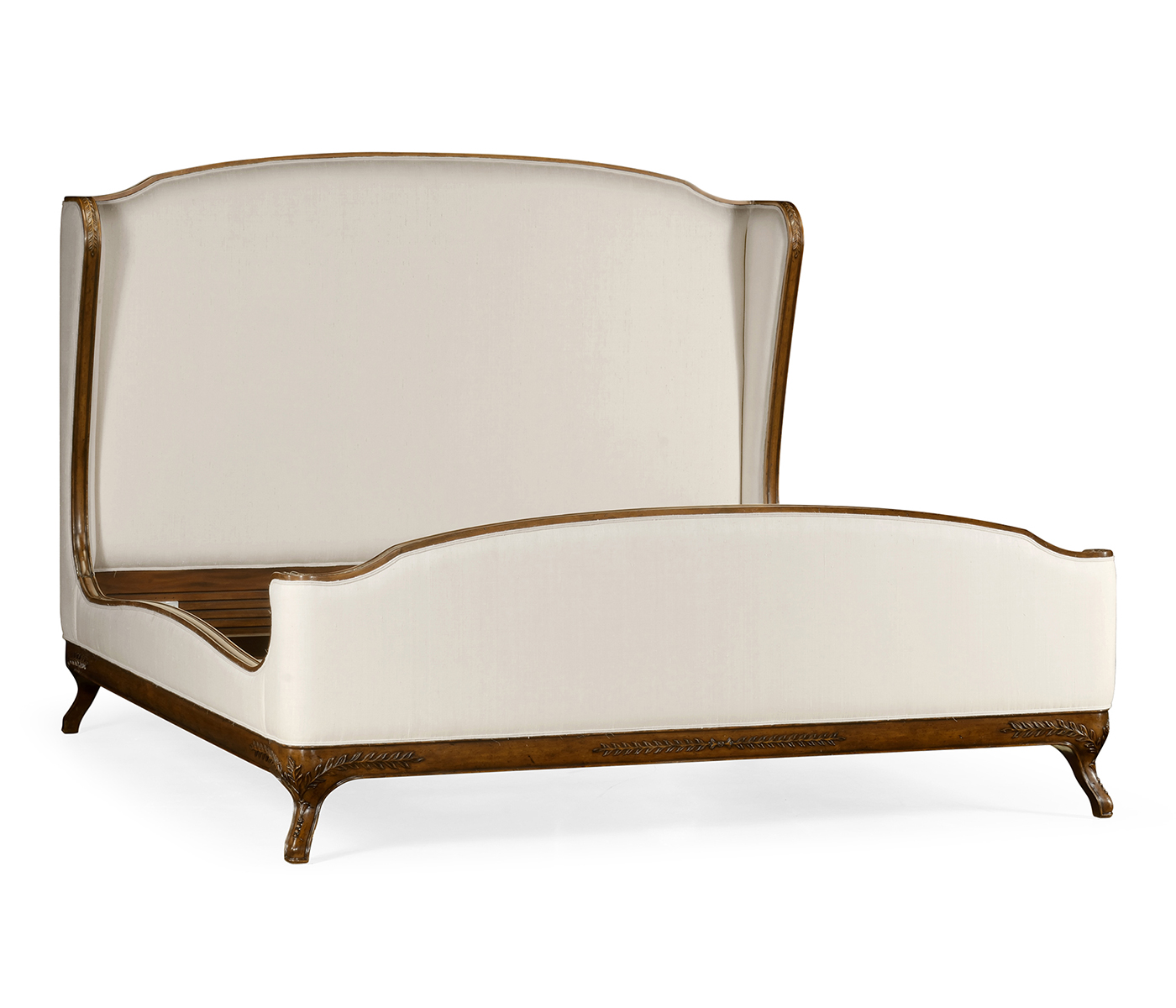 Louis XV Walnut US King Bed