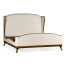 Louis XV Walnut US King Bed
