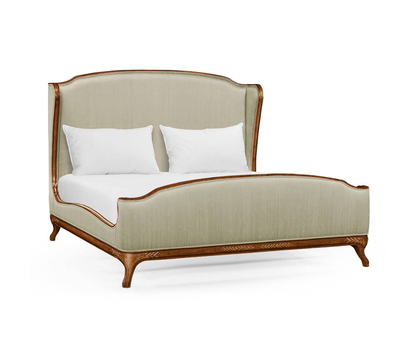 Louis XV Walnut US King Bed