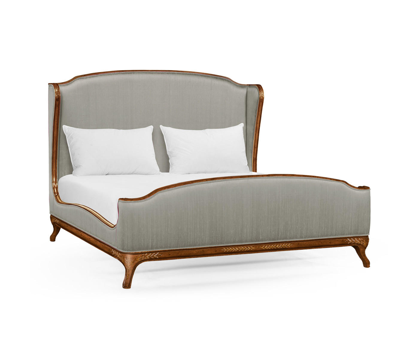 Louis XV Walnut US King Bed