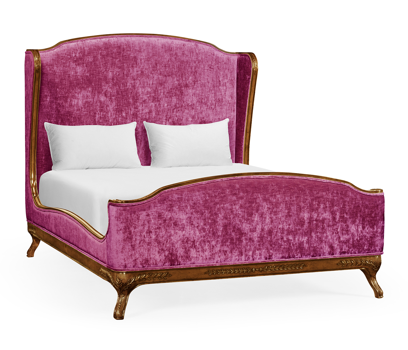 Louis XV Mahogany US Queen Bed