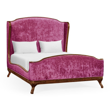 Louis XV Mahogany US Queen Bed