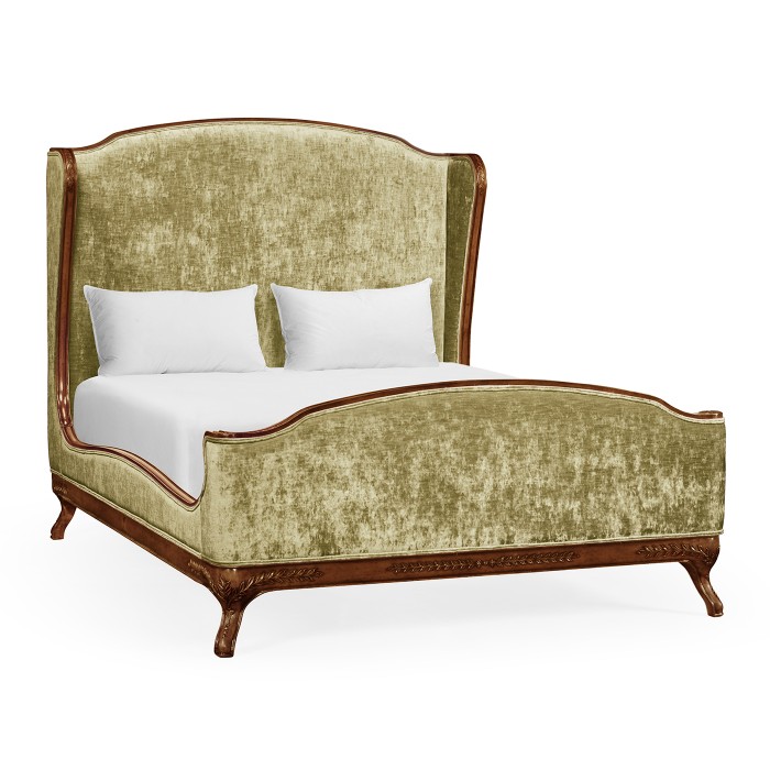Louis XV Mahogany US Queen Bed