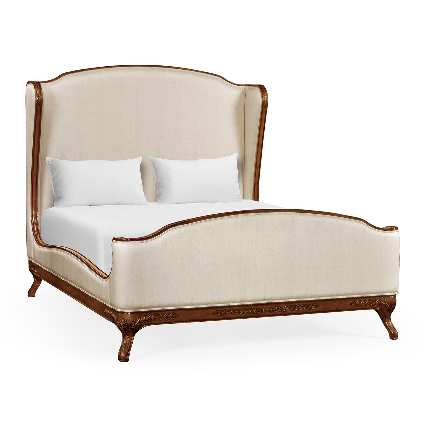 Louis XV Mahogany US Queen Bed