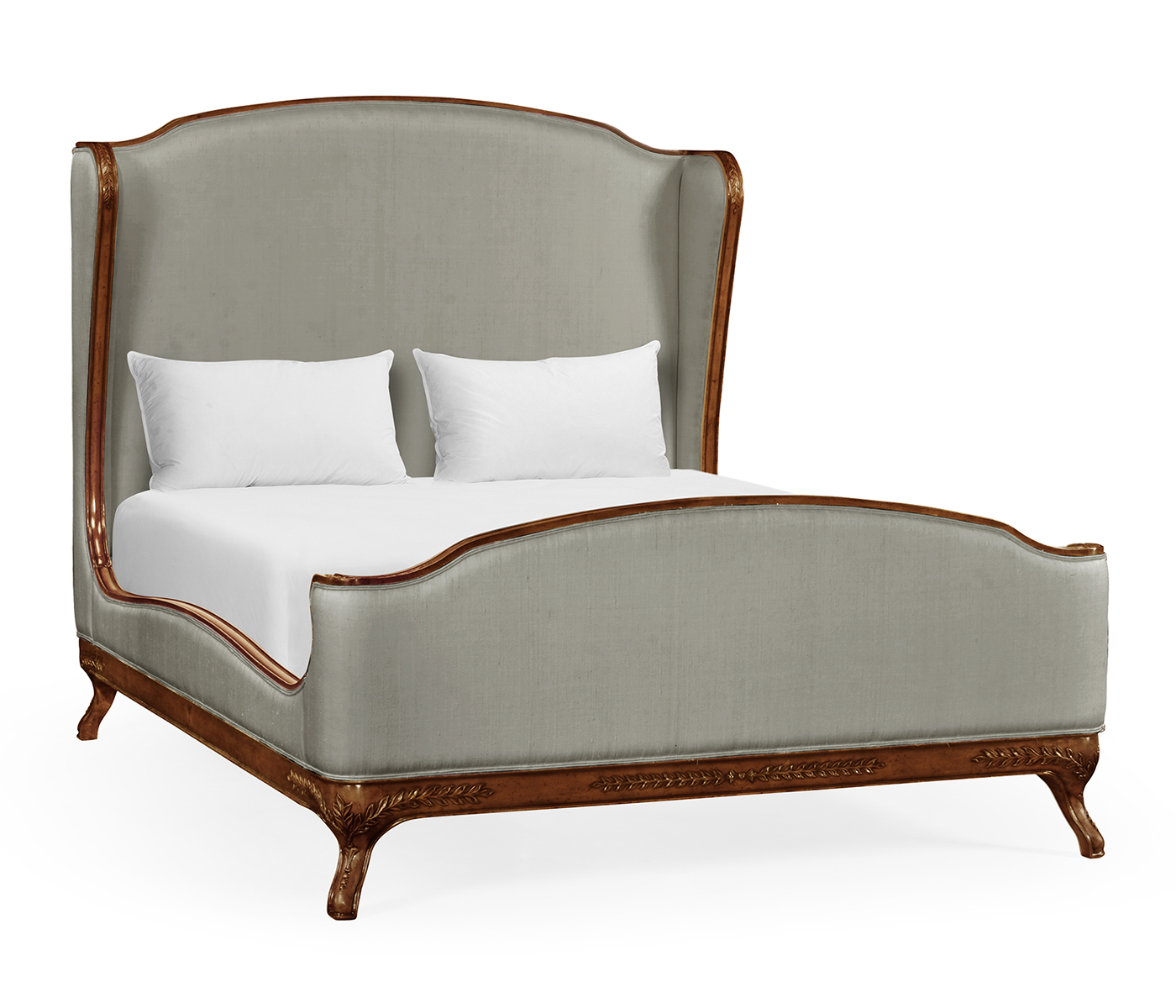 Louis XV Mahogany US Queen Bed