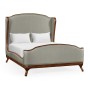 Louis XV Mahogany US Queen Bed